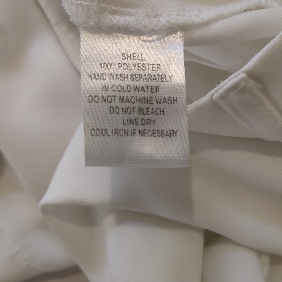 American Threads White Wide Leg Women's Pants , Size S - Picture 10 of 11